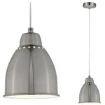 Neordic Pendelleuchte Hilla E27 max. 40W Eisen geb&uuml;rstet dimmbar Metall