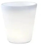 LED Blumenpflanzentopf Assisi gross, weisse LED, 12V