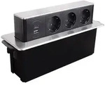 HOP BOX M&ouml;beleinbausteckdose mit USB Typ A + C