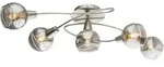 Roman Deckenleuchte Metall Nickel Matt, 5X E14 Led