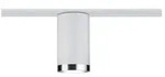 URail Schienenspot Tube Einzelspot GU10 max. 10W dimmbar 230V Wei&szlig; Chrom matt
