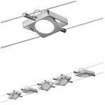 LED Seilsystem MacLED Basisset 5x200lm 5x4,3W 2700K 230/12V Chrom matt