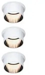 LED Einbauleuchte 3-Step-Dim Gil Coin Basisset IP44 rund 68mm Coin 3x6W 3x470lm...