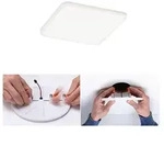 VariFit LED Einbaupanel Veluna IP44 eckig 125x125mm 4000K Satin