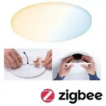 VariFit LED Einbaupanel Smart Home Zigbee Veluna IP44 rund 185mm Tunable White Satin
