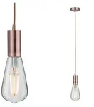 Neordic Pendelleuchte Haldis E27 max. 60W Kupfer dimmbar Metall