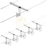 CorDuo Seilsystem Sheela Basisset GU5,3 max. 5x10W 230/12V Chrom matt