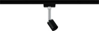 URail Schienenspot Pure II Einzelspot GU10 max. 10W dimmbar 230V Schwarz matt