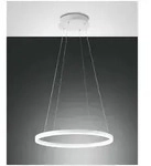 Fabas Luce Giotto Pendelleuchte LED 2x18W Metall- und Methacrylat Weiss