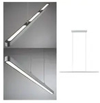 LED Pendelleuchte Lento 2700K 1800lm 42W Chrom matt dimmbar