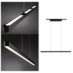 URail LED Pendel Lento 1800lm 41W 2700K dimmbar 230V Schwarz matt