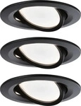 LED Einbauleuchte 3-Step-Dim Nova Coin Basisset schwenkbar rund 84mm 50&deg; Coin 3x6W
