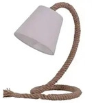 N&auml;ve Tischleuchte mit Textilschirm Rope
