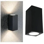 LED Au&szlig;enwandleuchte Flame IP44 eckig 58x75mm 3000K 2x3,5W 2x260lm 230V Anthrazit