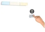 HomeSpa LED Spiegelleuchte Luno IP44 White Switch 550lm 230V 6W Alu