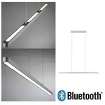 LED Pendelleuchte Smart Home Bluetooth Lento Tunable White 1800lm 43W Chrom matt