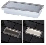 LED Bodeneinbauleuchte Brick Bewegungsmelder IP67 200x100mm 3000K 1,6W 50lm 230V Alu