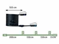 Plug & Shine Kabel 5m 4 Ausgänge IP68 Schwarz