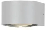 Gela LED Kristall-Linsen-Wandleuchte ab/auf weiss 2x6W