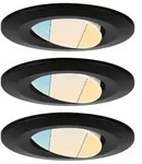 HomeSpa LED Einbauleuchte Calla 3er-Set schwenkbar IP65 rund 90mm 30&deg; 3x5W 3x400lm