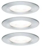 LED Einbauleuchte 3-Step-Dim Nova Basisset starr IP44 rund 78mm GU10 3x6,5W 3x460lm