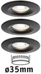 LED Einbauleuchte Nova Mini Coin Basisset starr rund 66mm Coin 3x4W 3x310lm 230V