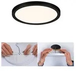 VariFit LED Einbaupanel Areo IP44 rund 175mm 3000K Schwarz