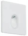 LED Wandeinbauleuchte Wall eckig 78x35mm 1,7W 65lm 230V 2700K Wei&szlig;