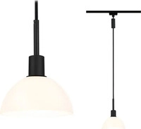 URail Pendel Sarrasani E14 max. 20W dimmbar 230V Schwarz matt Opal