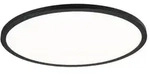 LED Panel 3-Step-Dim Atria Shine Backlight rund 420mm 3000K Schwarz dimmbar
