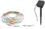 LED Stripe Solar 3m inkl. D&auml;mmerungssensor und Akku 3m IP44 0,3W 16LEDs/m RGB