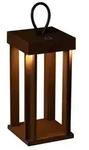 Cannes LED USB-Laterne 42cm Rost, dimmbar 2700/3000K