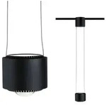 URail LED Pendel Aldan 930lm / 530lm 8,5 / 1x4,5W 4000K dimmbar 230V Schwarz matt