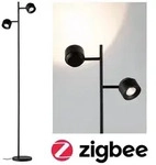 LED Stehleuchte Smart Home Zigbee Puric Pane 2700K 2x300lm 2x3W Schwarz