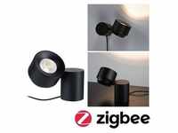 LED Tischleuchte Smart Home Zigbee Puric Pane 2700K 300lm 3W Schwarz