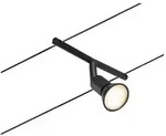 CorDuo Seilsystem Salt Einzelspot GU5,3 max. 10W 12V Schwarz matt Chrom
