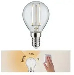 Filament 230V 3-Step-Dim LED Tropfen E14 250lm 2,7W 2700K dimmbar Klar