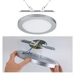 LED Einbaupanel 2in1 Cover-it rund 225mm 1200lm 4000K Chrom matt