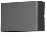 Chieri Wandl. 2x4 LED Aluminium, anthrazit, IP54