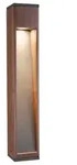 Pollerleuchte Trabia IP44 eckig 600mm 3000K 3,5W 230lm 230V 38&deg; Holz GU10 Holz