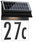 Solar LED Hausnummernleuchte Neda IP44 3000K 14lm Schwarz