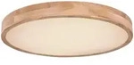 Rainer Deckenleuchte Metall Holzoptik, Led