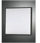 Fabas Luce Desdy Deckenleuchte LED 30W Aluminium und Polycarbonat Schwarz