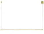 Nova Luce 9088102 Elettra LED Pendelleuchte Messing Gold