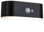 Solar LED Au&szlig;enwandleuchte Adya Bewegungsmelder IP44 3000K 200lm Schwarz