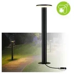 Plug & Shine LED Pollerleuchte Plate Einzelleuchte IP44 2200K 7W Anthrazit