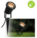 LED Gartenstrahler Goldlicht insektenfreundlich IP65 rund 92mm 2200K 4,3W 320lm 230V