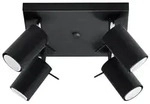 Sollux SL.0094 Deckenleuchte RING 4 schwarz