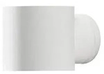 Halogenspot Modena weiss, rund, klares Glas