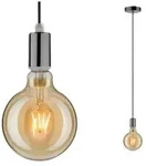 Pendelleuchte Larus IP44 E27 max. 60W Schwarzchrom dimmbar